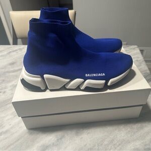 Balenciaga Royal Blue Sock Sneakers
